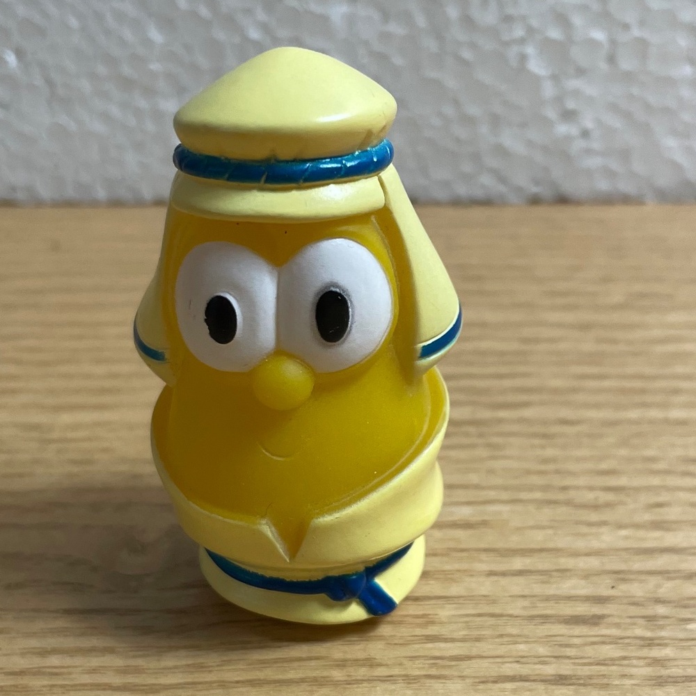 Veggie Tales Nativity Set Joseph Gourd 2004 Replacement Figure Blue Box Toys 3”